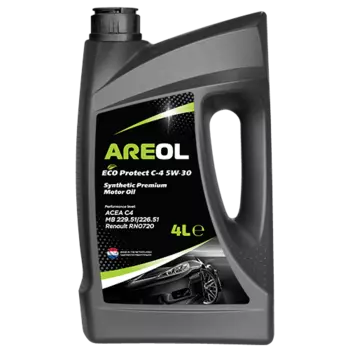 Моторное масло AREOL ECO Protect C-4 5W30AR124 5W-30 синтетическое 4 л