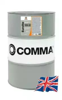 Моторное масло COMMA EUL199L 10W-40 полусинтетическое 199 л
