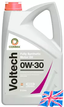 Моторное масло COMMA VTC5L 0W-30 синтетическое 5 л