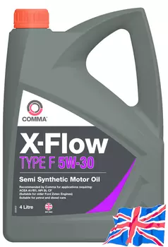 Моторное масло COMMA XFF4L 5W-30 полусинтетическое 4 л