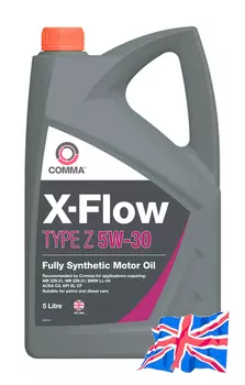 Моторное масло COMMA XFZ5L 5W-30 синтетическое 5 л