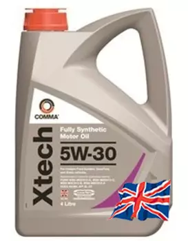 Моторное масло COMMA XTC4L 5W-30 синтетическое 4 л