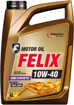 Моторное масло FELIX 410000114 10W-40 полусинтетическое 4 л