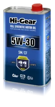 Моторное масло HI-GEAR HG0030 5W-30 синтетическое 1 л