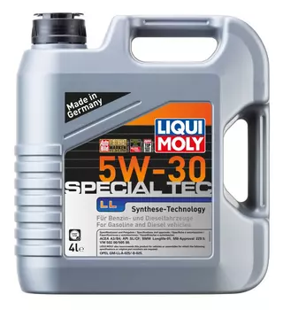 Моторное масло LIQUI MOLY 2339 5W-30 синтетическое 4 л