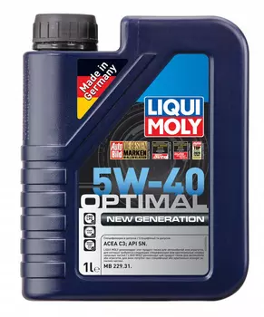 Моторное масло LIQUI MOLY 39032 5W-40 синтетическое 1 л