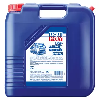 Моторное масло LIQUI MOLY 4733 10W-40 синтетическое 20 л