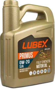 Моторное масло LUBEX L034-1331-0404 0W-20 синтетическое 4 л