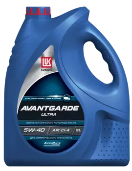 Моторное масло LUKOIL 1595288 5W-40 полусинтетическое 5 л