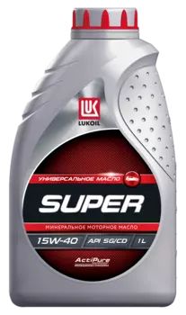 Моторное масло LUKOIL 19194 DUBL 15W-40 минеральное 1 л