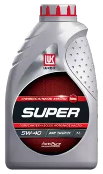 Моторное масло LUKOIL 19441 5W-40 полусинтетическое 1 л