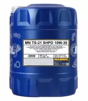 Моторное масло MANNOL MN712120 10W-30 синтетическое 20 л