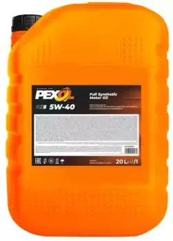 Моторное масло PEXOL P5 5W40PX060 5W-40 синтетическое 20 л