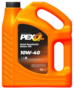 Моторное масло PEXOL T7 10W40PX108 10W-40 полусинтетическое 5 л