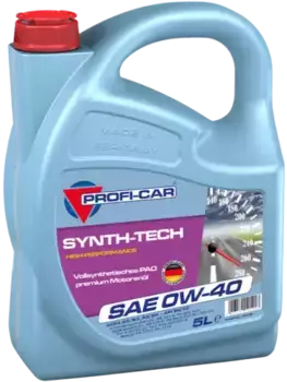 Моторное масло PROFI-CAR 12105 0W-40 синтетическое 5 л