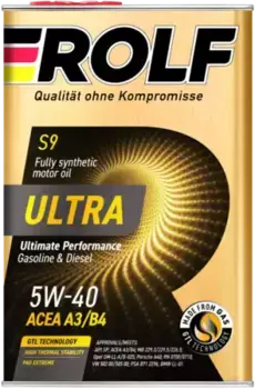 Моторное масло ROLF 323104 5W-40 синтетическое 1 л