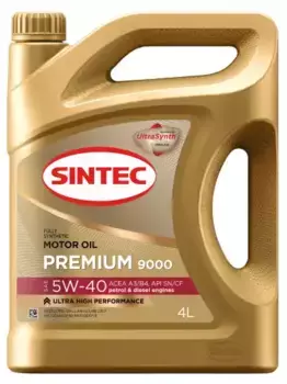 Моторное масло SINTEC 600107 5W-40 синтетическое 4 л