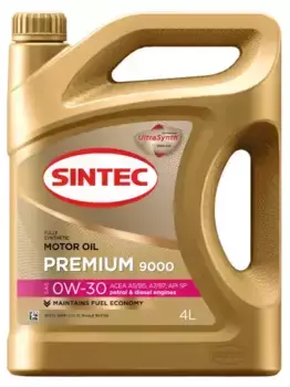 Моторное масло SINTEC 600115 0W-30 синтетическое 4 л