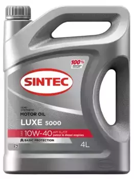 Моторное масло SINTEC 600232 10W-40 полусинтетическое 4 л