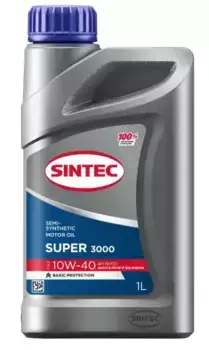 Моторное масло SINTEC 600239 10W-40 полусинтетическое 1 л