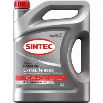 Моторное масло SINTEC 600252 10W-40 полусинтетическое 4 л