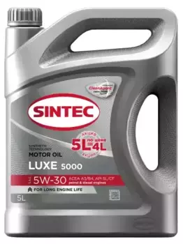 Моторное масло SINTEC 600298 5W-30 полусинтетическое 5 л