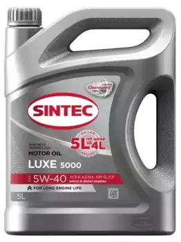 Моторное масло SINTEC 600299 5W-40 полусинтетическое 5 л