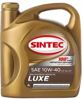 Моторное масло SINTEC 801943 10W-40 полусинтетическое 4 л