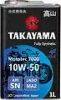 Моторное масло TAKAYAMA 605576 10W-50 синтетическое 1 л