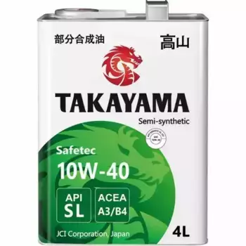 Моторное масло TAKAYAMA 605591 10W-40 полусинтетическое 4 л