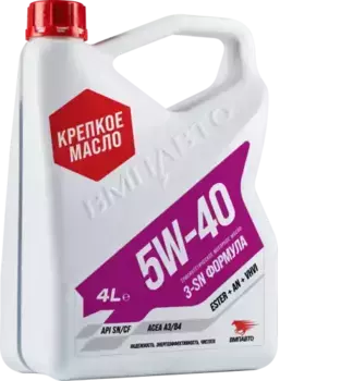 Моторное масло ВМПАВТО 9223 5W-40 синтетическое 4 л
