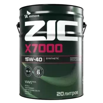 Моторное масло ZIC 192143 15W-40 синтетическое 20 л