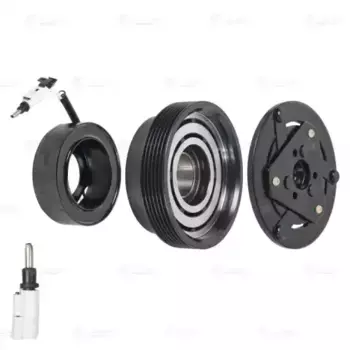 муфта компрессора кондиционера!\ Lada Largus 12>, Renault Logan 08> LMAC 0902 LUZAR