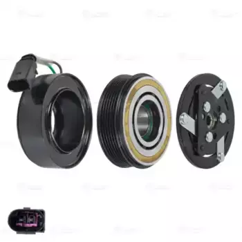 муфта компрессора кондиционера!\ VW Polo Sedan 1.6i CFNA 11> LMAC 1801 LUZAR