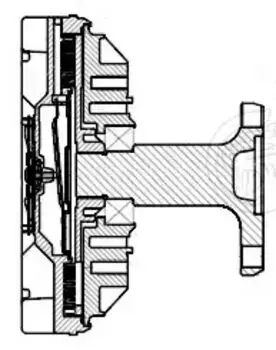 муфта вязкостная! (без крыльч.) \Iveco EuroCargo I-III 91-15 LMC 1601 LUZAR