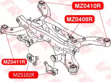 MZ5102R САЙЛЕНТБЛОК ДИФФЕРЕНЦИАЛА VTR
