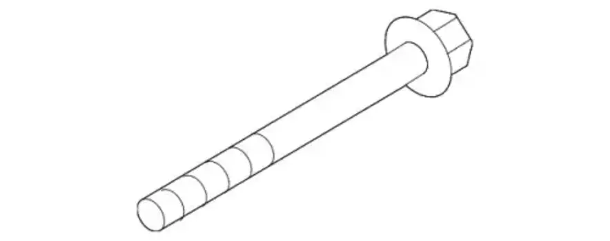 N91236301 болт металлический для л/а VAG