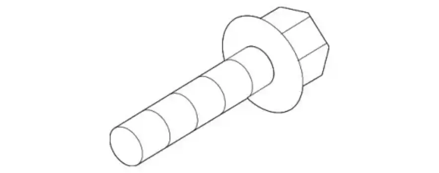 N 90643907 Болт с шестигранной головкой VAG