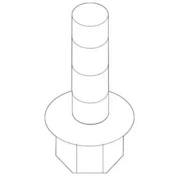 N 91182801 Винт с цилиндрической головкой с внутренним многогранником VAG