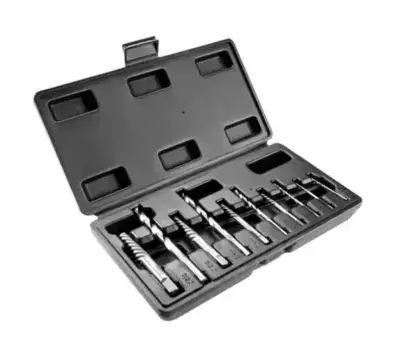 набор экстракторов c пилотн сверлами! по металлу, 10 шт. 2, 3, 4, 6.5, 7.5 мм, CrMo\ 09-609 NEO