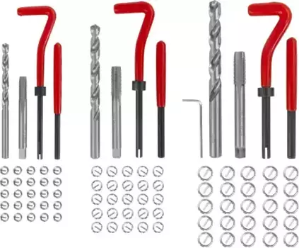 набор для восстановления резьбы M6-M10! 88 пр.\ TRIS88 THORVIK