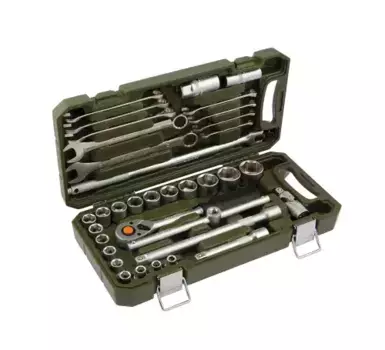 набор головок! 1/2'' с комбинированными ключами, 35 предм.\ 620735 ДЕЛО ТЕХНИКИ