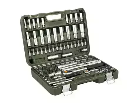 набор головок и принадлежностей! 1/4'', 1/2'', 94 предм.\ 620794 ДЕЛО ТЕХНИКИ