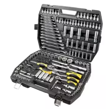 набор головок с трещотками и ключей! 1/2'', 3/8'', 1/4'' 216пр.\