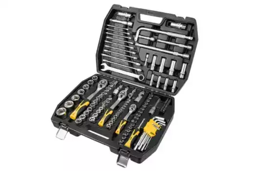 набор головок с трещотками и комб.ключами! 1/4'', 1/2'', 125пр.\