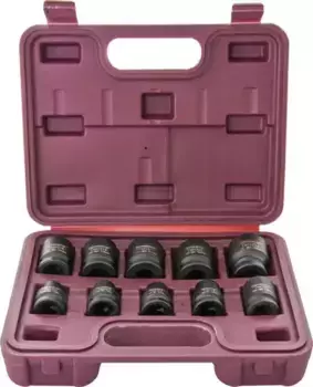 набор головок торцевых ударных! 1/2''DR 10-24 мм, 10 пр.\ ISS01210 THORVIK