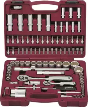 набор инструмента универсальный! 1/4'', 1/2''DR с головками торцевыми 12-гранными 94пр.\ UTS0094/12 THORVIK
