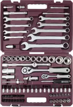 набор инструмента! универсальный 1/4'', 1/2''DR, 82 предмета\ TS082 THORVIK