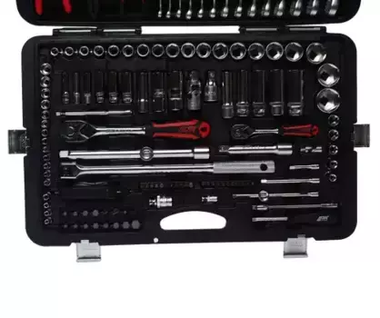 набор инструментов 1/4' & 1/2' 6-гранный (в кейсе) 145 предметов!\ JTC-H145C JTC