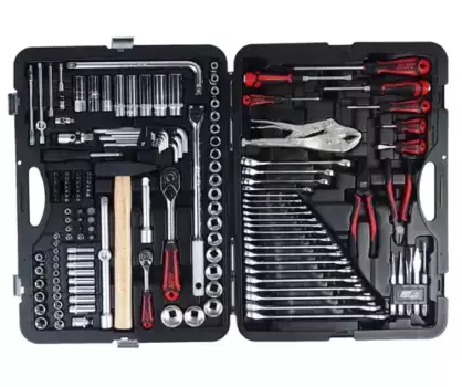 набор инструментов 1/4' & 1/2' 6-гранный (в кейсе) 156 предметов!\ JTC-H156C-B72 JTC